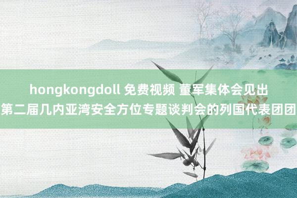 hongkongdoll 免费视频 董军集体会见出席第二届几内亚湾安全方位专题谈判会的列国代表团团长