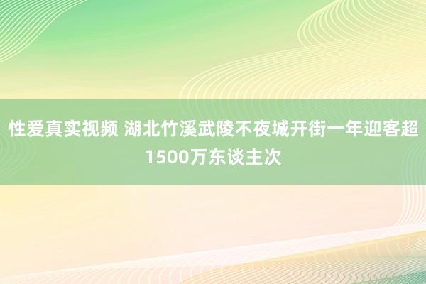 性爱真实视频 湖北竹溪武陵不夜城开街一年迎客超1500万东谈主次