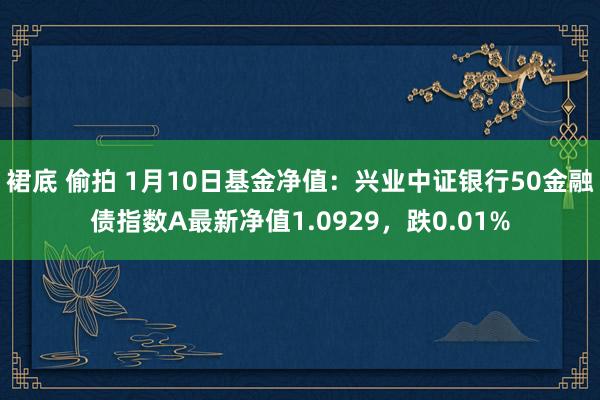 裙底 偷拍 1月10日基金净值：兴业中证银行50金融债指数A最新净值1.0929，跌0.01%