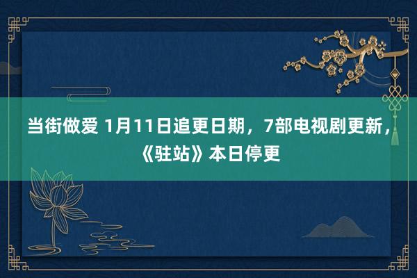 当街做爱 1月11日追更日期，7部电视剧更新，《驻站》本日停更